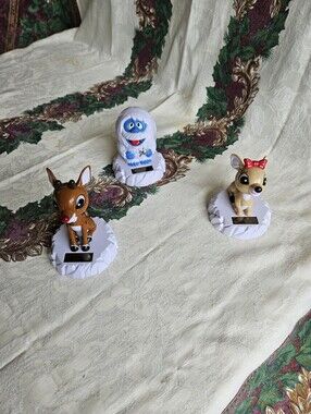 Grupo Ruz Rudolph Movie Solar Bobbleheads - Set Of 3